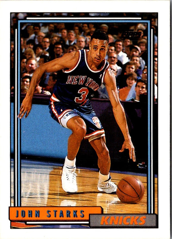 1992 Topps John Starks #44