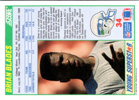 1990 Score Young Superstars Brian Blades #34
