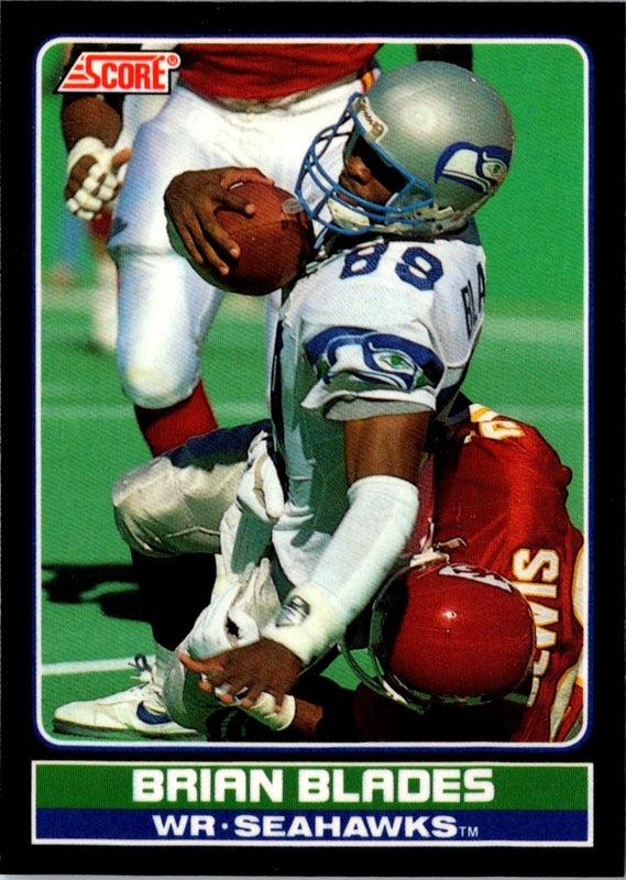 1990 Score Young Superstars Brian Blades #34