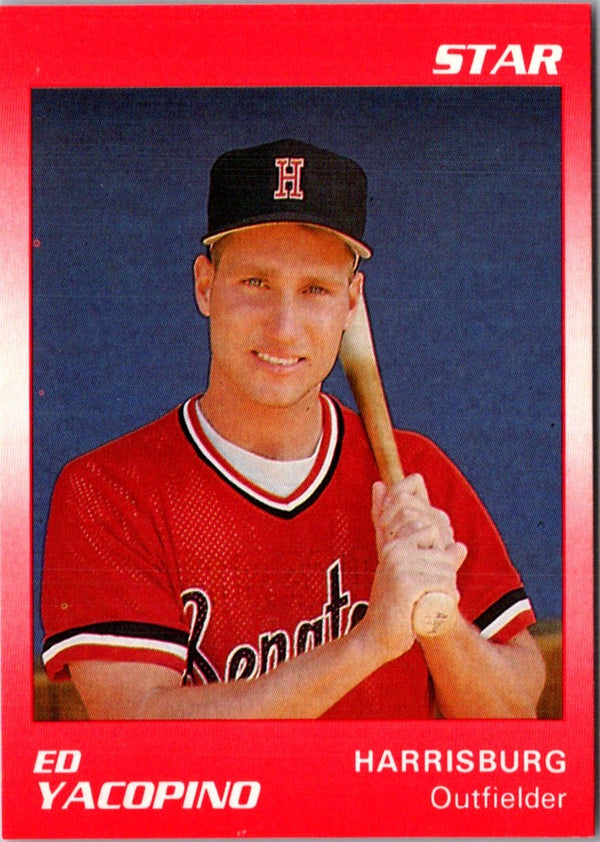 1990 Star Harrisburg Senators Ed Yacopino #22