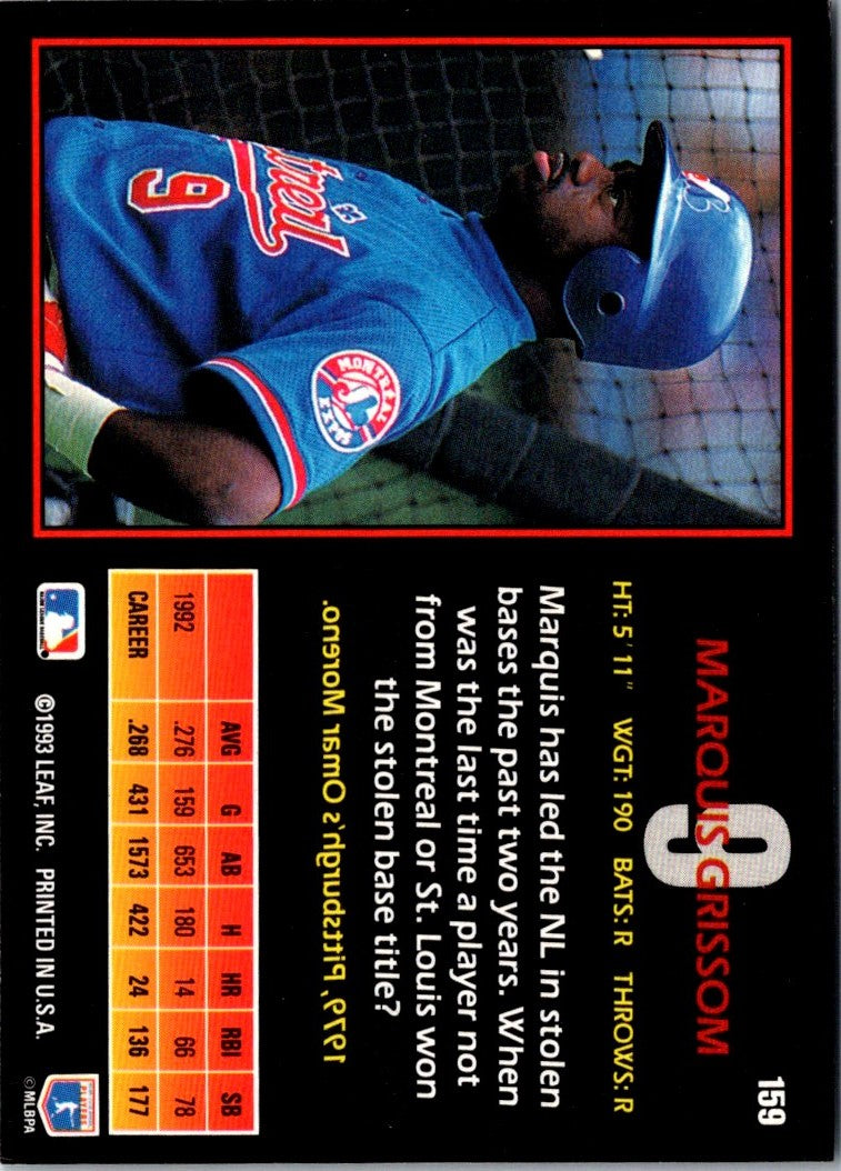 1993 Triple Play Marquis Grissom