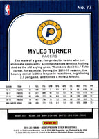 2019 Hoops Blue Myles Turner #77