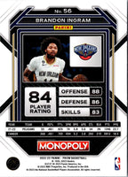 2022 Panini Prizm Monopoly Brandon Ingram #56