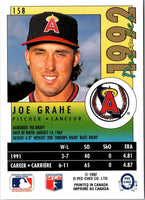 1992 O-Pee-Chee Premier Joe Grahe #158