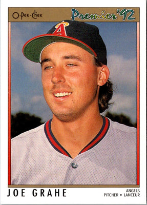 1992 O-Pee-Chee Premier Joe Grahe #158