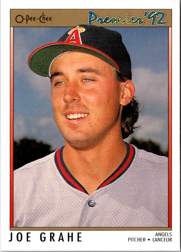 1992 O-Pee-Chee Premier Joe Grahe #158