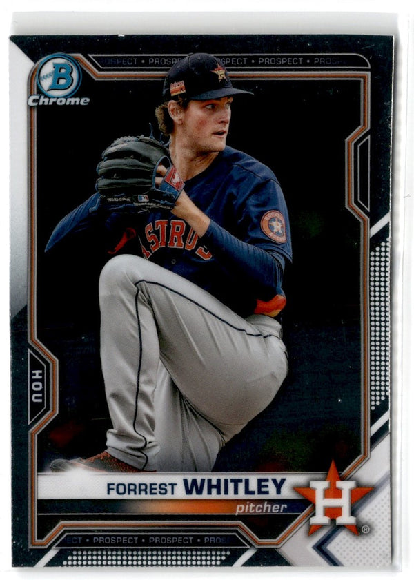 2021 Bowman Chrome Prospects Atomic Refractor Forrest Whitley #BCP-9