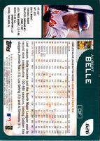 2001 Topps Albert Belle #626