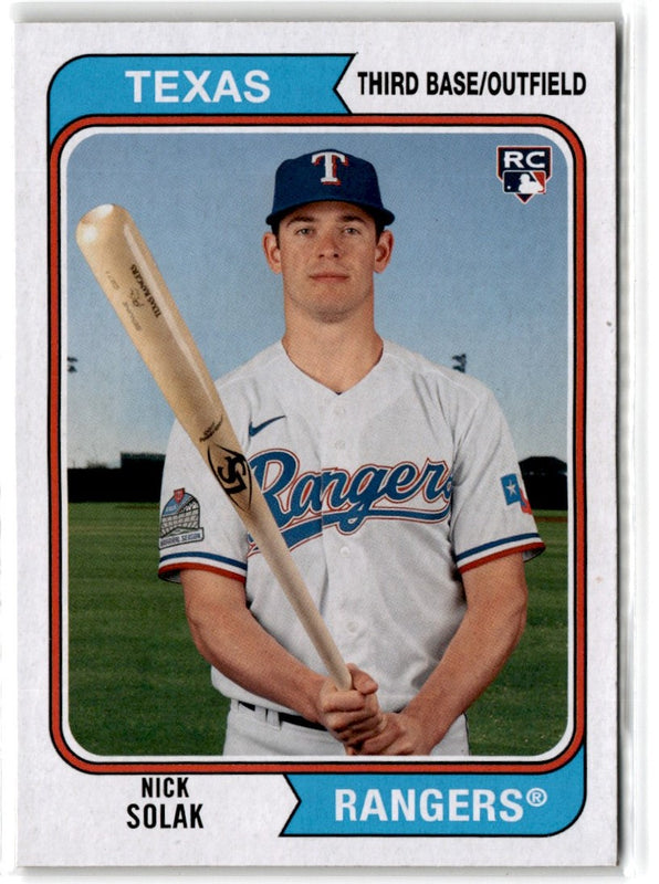 2020 Topps Archives Nick Solak #111 Rookie
