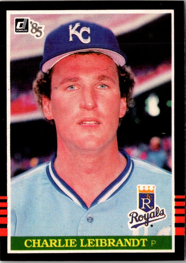 1985 Donruss Charlie Leibrandt #399