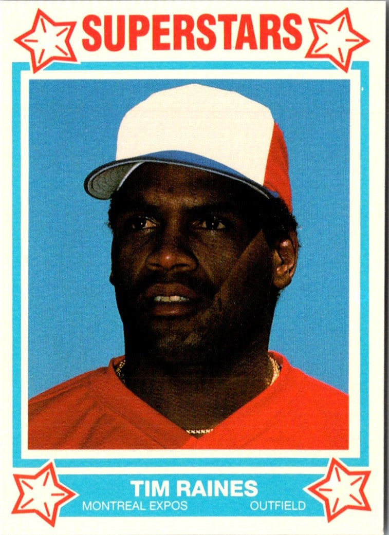 1989 Cereal Superstars Tim Raines