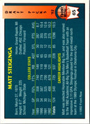 1992 Front Row Draft Picks Matt Steigenga