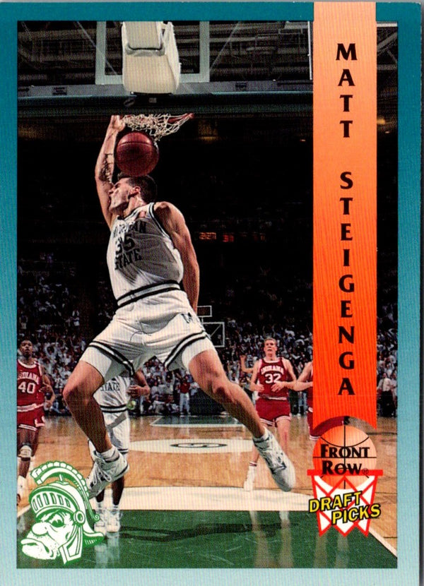 1992 Front Row Draft Picks Matt Steigenga #65