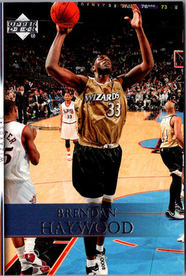 2007 Upper Deck Brendan Haywood #168