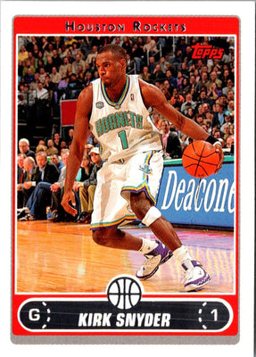 2006 Topps Kirk Snyder #66