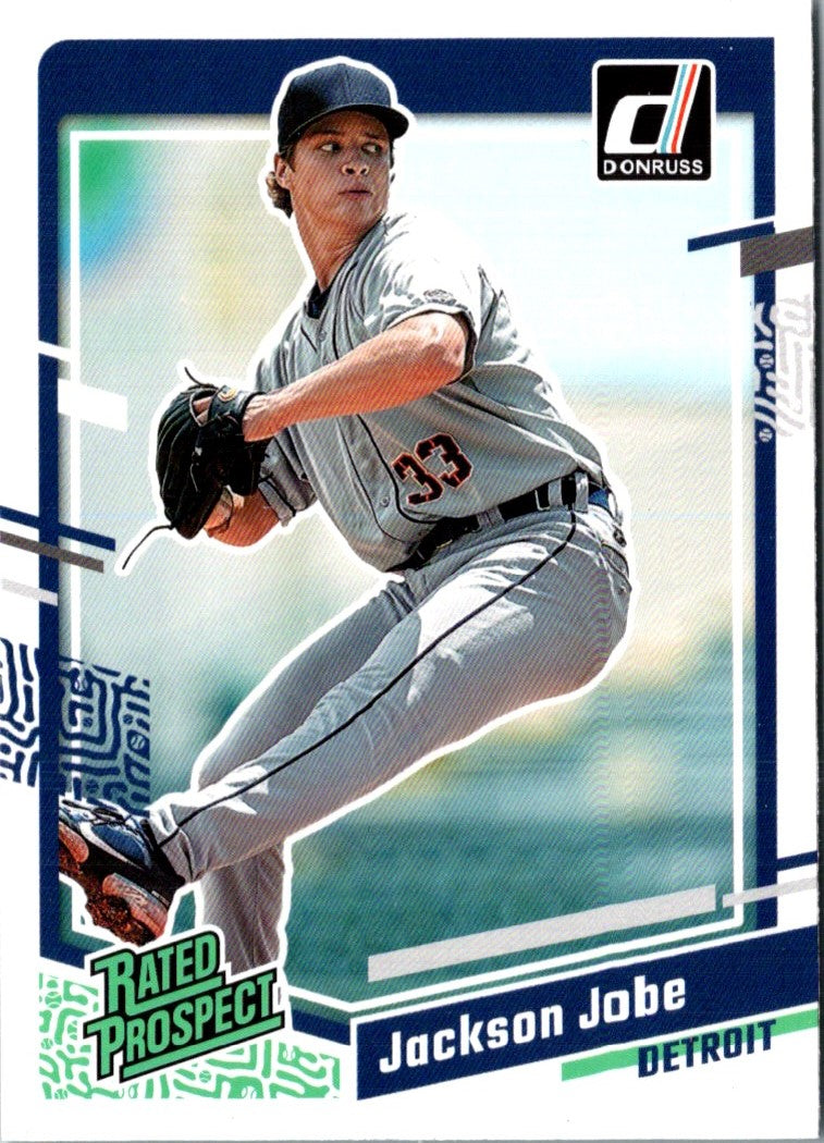 2023 Donruss Holo Blue Jackson Jobe