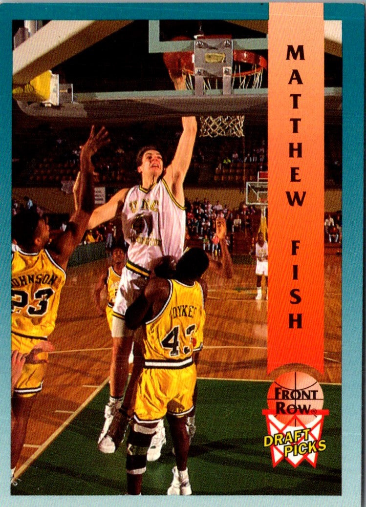 1992 Front Row Draft Picks Gold Matt Fish