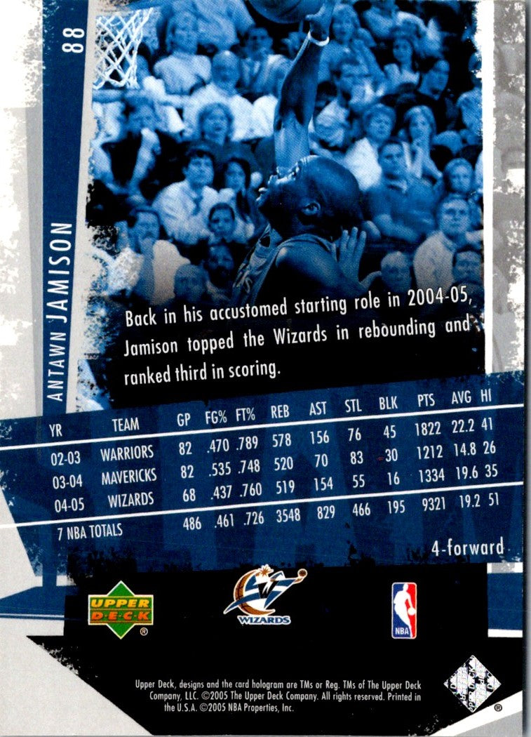 2005 Upper Deck Slam Antawn Jamison