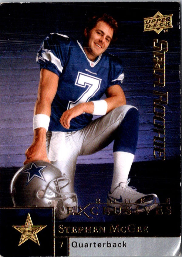 2009 Upper Deck Rookie Exclusives Stephen McGee #32