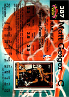 1992 Stadium Club Matt Geiger #387 Rookie