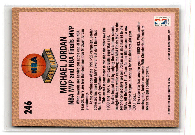 1992 Fleer Michael Jordan