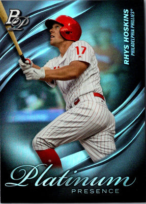 2019 Bowman Platinum Presence Rhys Hoskins #PP-16