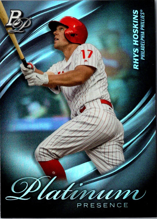 2019 Bowman Platinum Presence Rhys Hoskins #PP-16