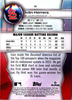 2023 Bowman Platinum IvÃ¡n Herrera #65 Rookie