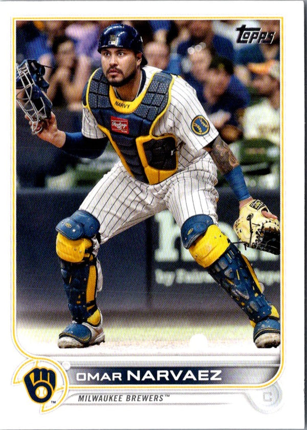 2022 Topps Blue Star Omar Narvaez #139