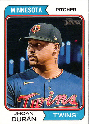 2023 Topps Heritage Jhoan DurÃ¡n #294