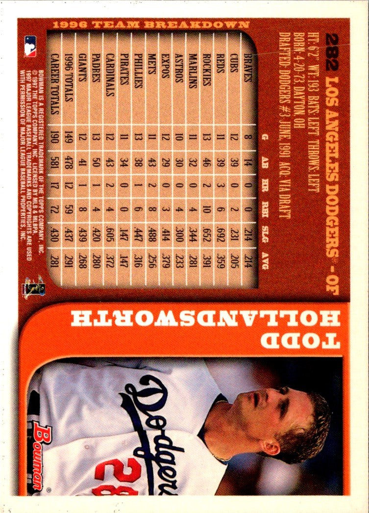 1997 Bowman Todd Hollandsworth