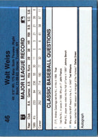 1990 Classic Blue Walt Weiss #46