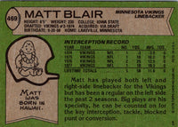 1978 Topps Matt Blair #469