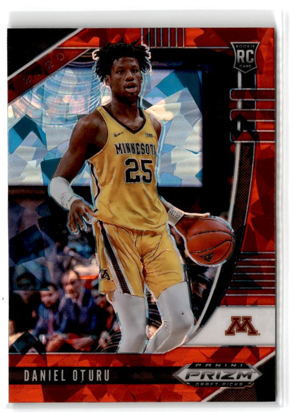 2020 Panini Prizm Draft Picks Collegiate Red Daniel Oturu #73