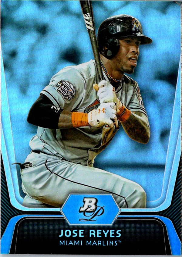 2012 Bowman Platinum Emerald Jose Reyes #11