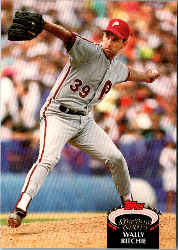 1992 Stadium Club Wally Ritchie #324