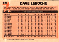 1983 O-Pee-Chee Dave LaRoche #333
