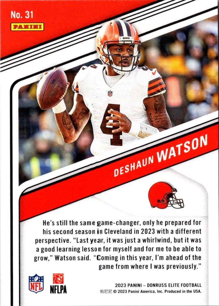 2023 Panini Gold Standard Deshaun Watson