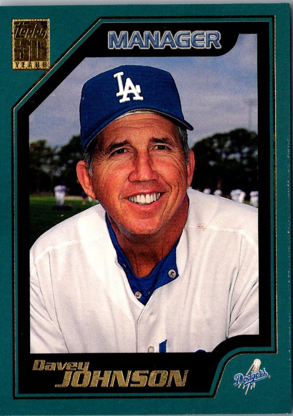 2001 Topps Davey Johnson #340