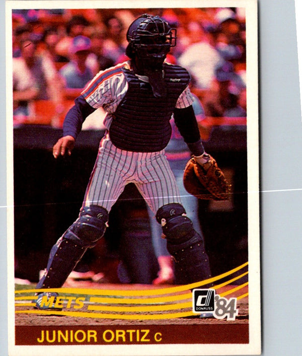 1984 Donruss Junior Ortiz #319 Rookie