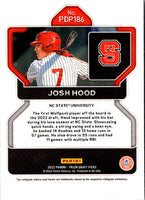 2022 Panini Prizm Draft Picks Josh Hood #PDP186