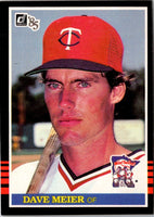 1985 Donruss Dave Meier #147 Rookie