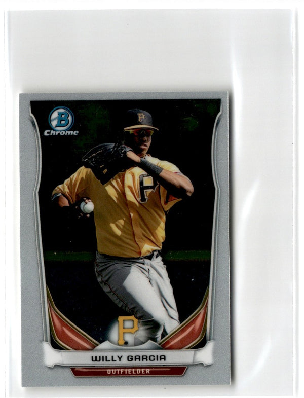 2014 Bowman Chrome Willy Garcia #BCAP-WG