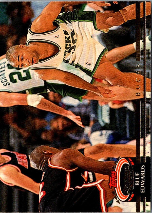 1992 Stadium Club Blue Edwards #358