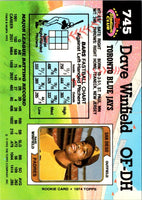 1992 Stadium Club Dave Winfield #745