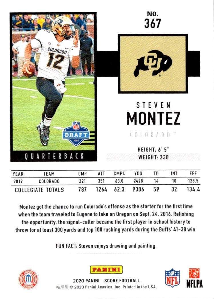 2020 Panini Steven Montez