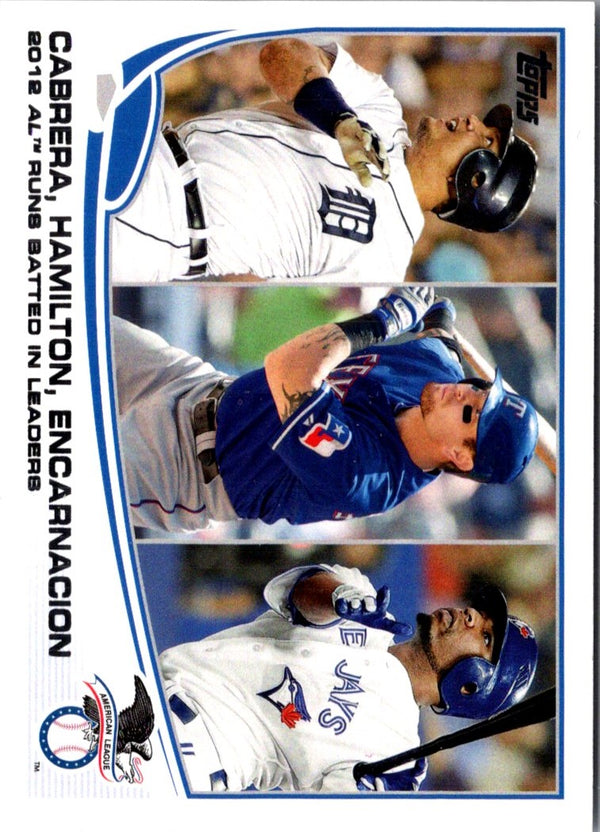 2013 Topps Miguel Cabrera/Edwin Encarnacion/Josh Hamilton #194