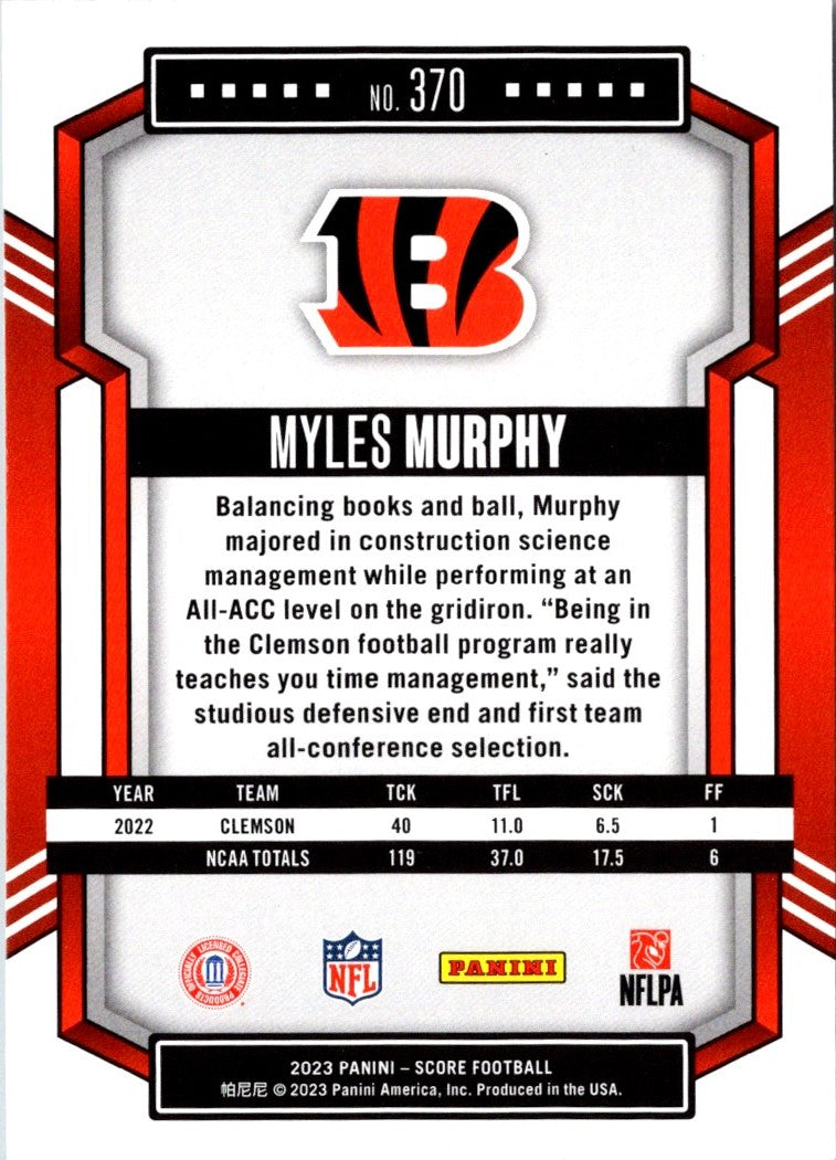 2023 Score Red Myles Murphy