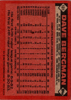 1986 Topps Dave Bergman #101