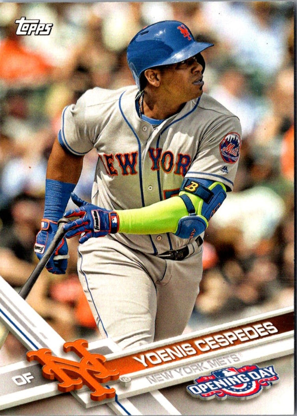 2017 Topps Opening Day Yoenis Cespedes #72